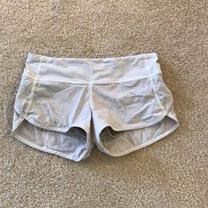 Lululemon White Shorts